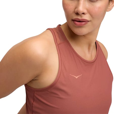 Hoka Airolite 2.0 Ärmelloses Laufshirt Rot Damen