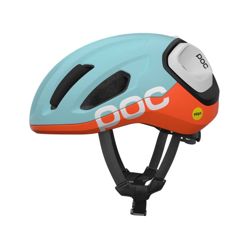 POC Amidal MIPS Helm Blau Orange Matt