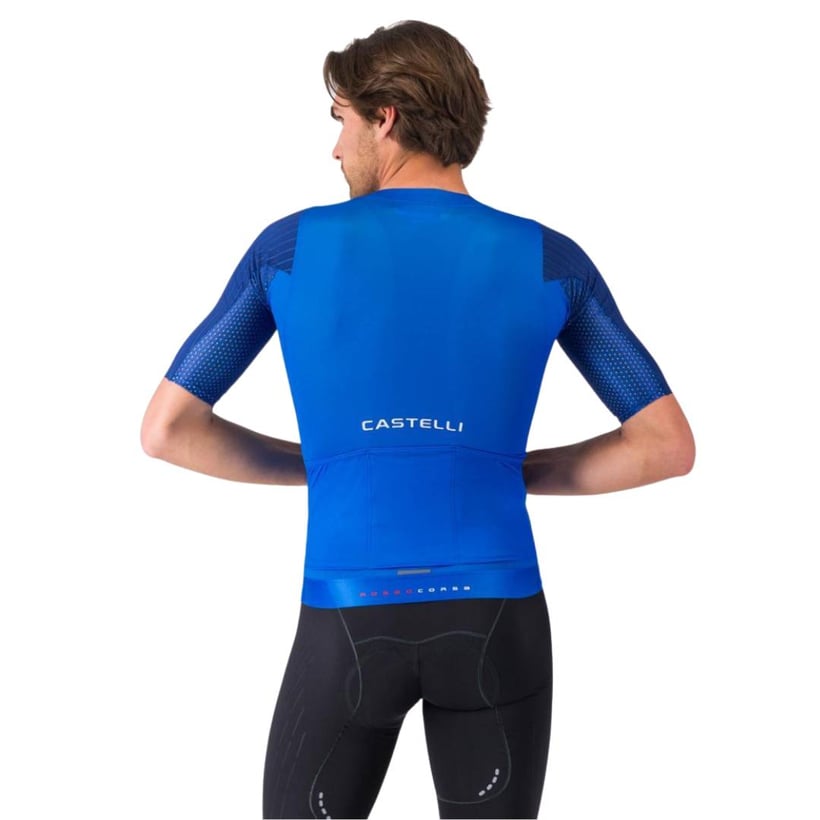 Castelli Aero Race 8S Jersey Blue