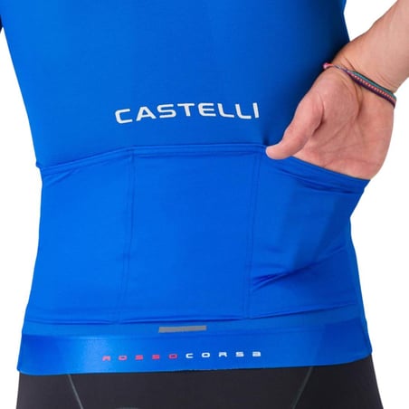 Maglia Castelli Aero Race 8S Blu