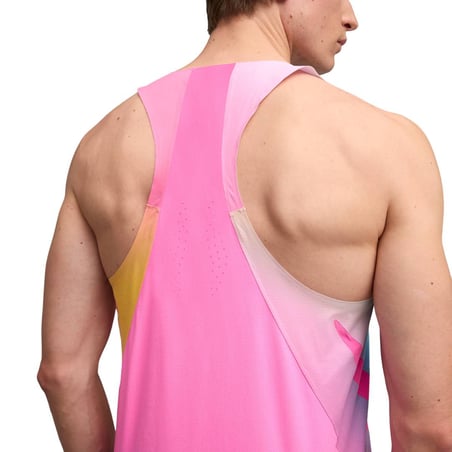 Canotta Puma Lightspeed ULTRAWEAVE Showtime Senza Maniche Rosa Blu