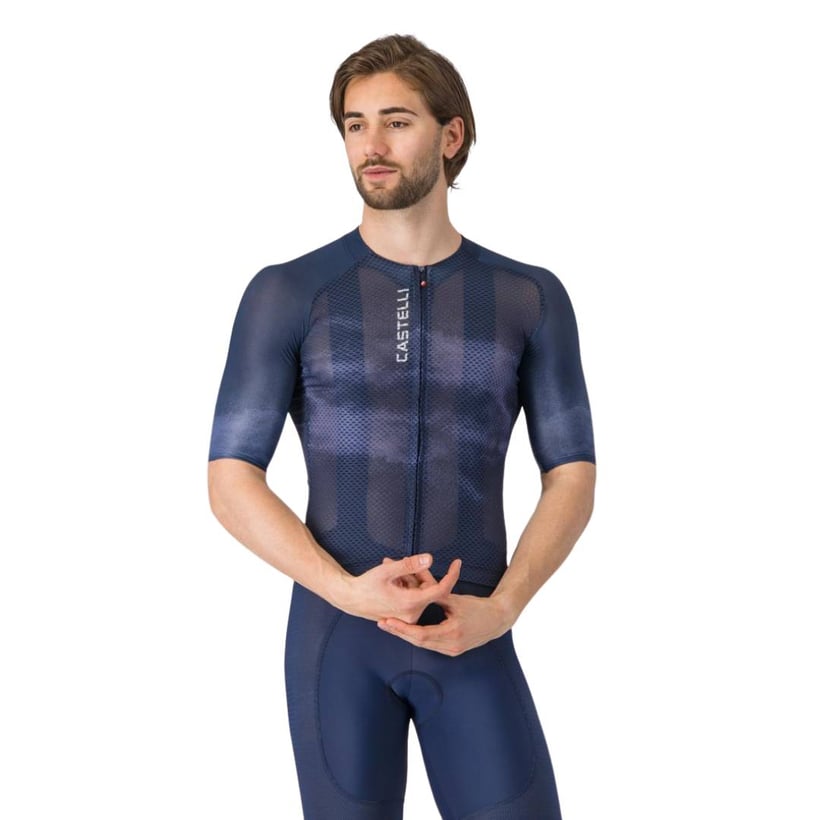 Castelli Climbers A/C wielershirt blauw