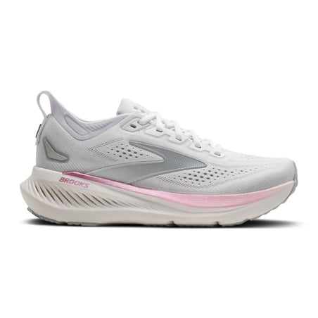 Chaussures Brooks Glycerin 23 Blanc Rose SS26 Femme