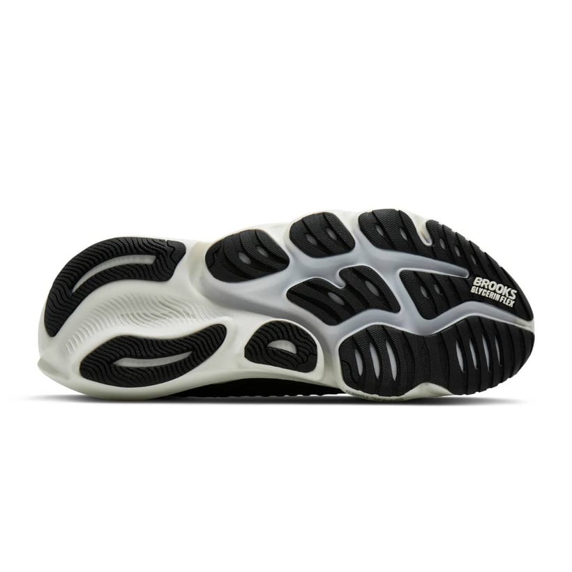 Brooks Glycerin Flex Running Shoes Black White...