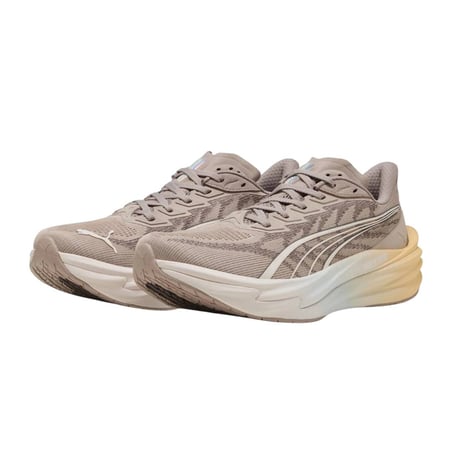 Zapatillas Puma Deviate NITRO 4 RC Beige Naranja SS26