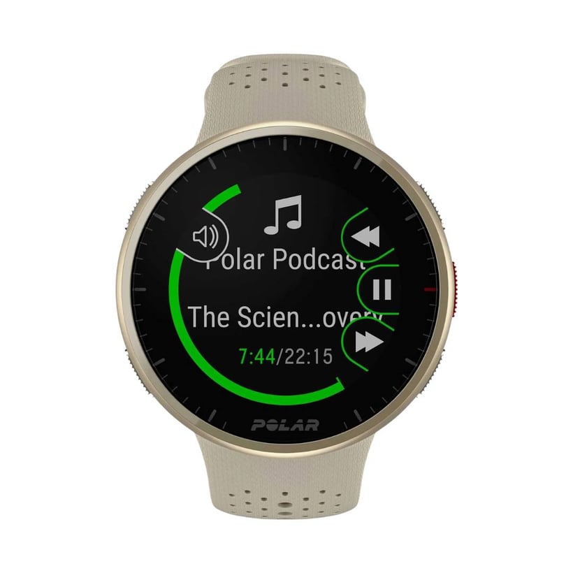 Uhr Polar Pacer Pro Beige