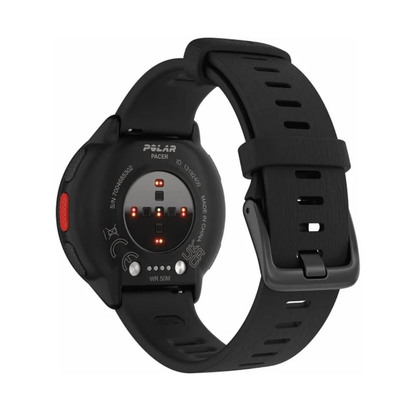 Montre Polar Pacer Noir Rouge