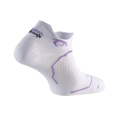 Meias Lurbel Race Two Branco Roxo 2
