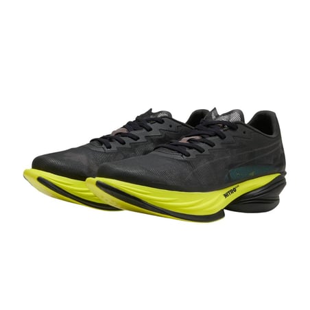 Scarpe Puma x Aston Martin F1 Fast-R NITRO Elite 3 Nero Giallo SS26