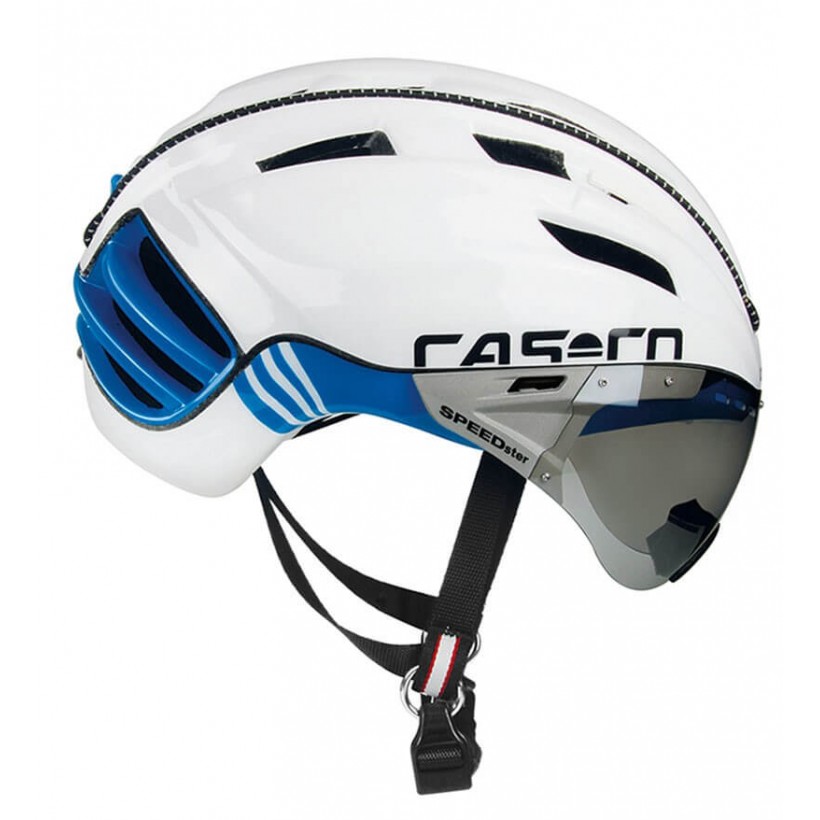Capacete Cas Co SPEEDster Plus Branco Azul