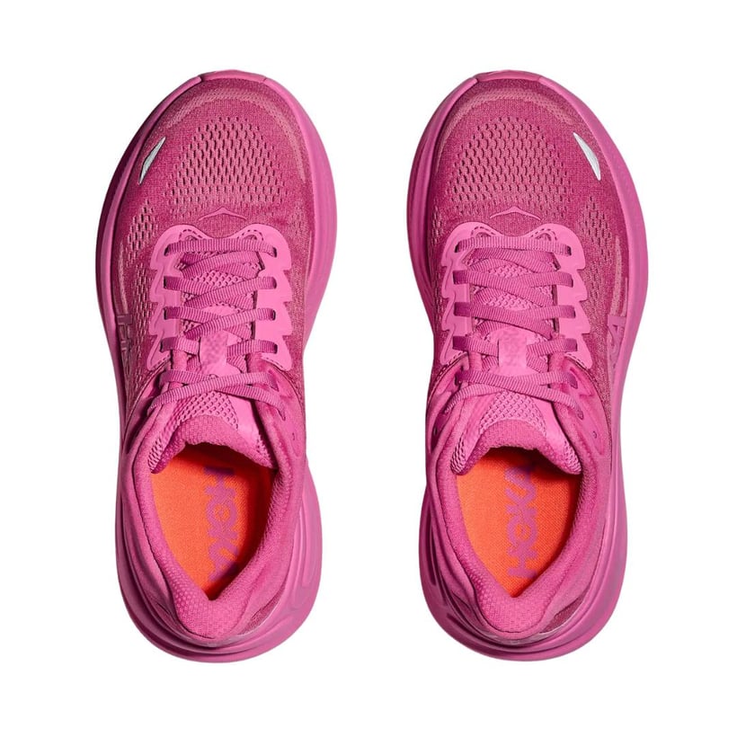 Chaussures Hoka Bondi 9 Rose SS26 Femme
