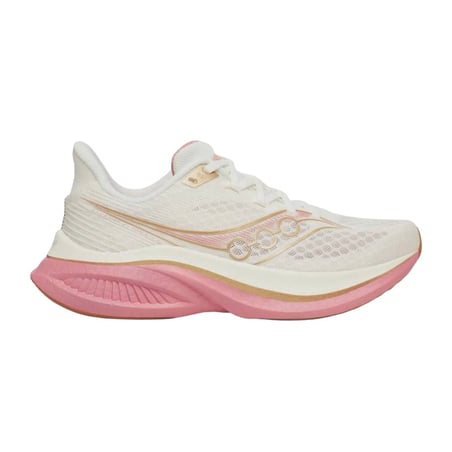 Ténis Saucony Endorphin Speed 5 Branco Rosa SS26 Mulher