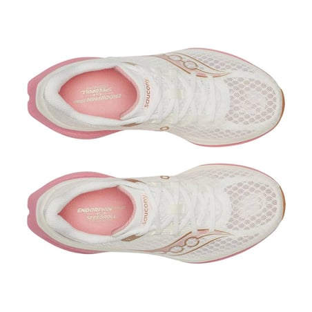 Scarpe Saucony Endorphin Speed 5 Bianco Rosa SS26 Donna