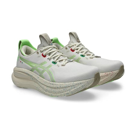 Asics Gel-Nimbus 28 Nadia Battocletti Dames Wit Groen SS26