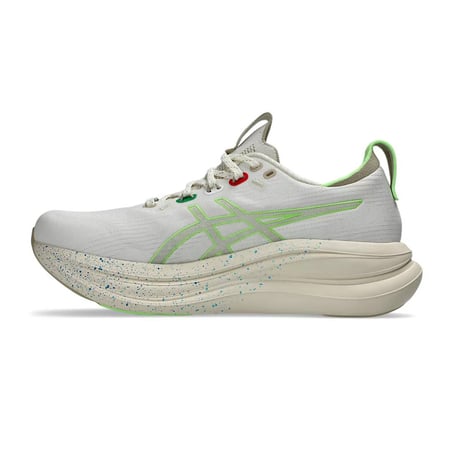 Asics Gel-Nimbus 28 Nadia Battocletti Dames Wit Groen SS26