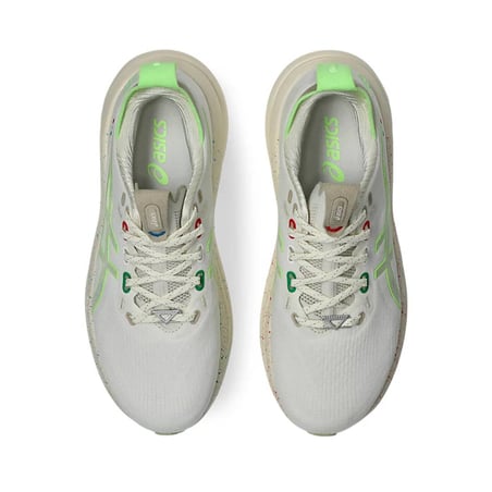 Asics Gel-Nimbus 28 Nadia Battocletti Dames Wit Groen SS26