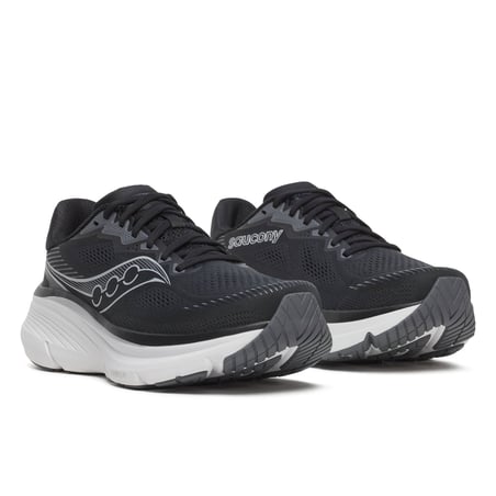Saucony Guide 19 Black White SS26 Shoes