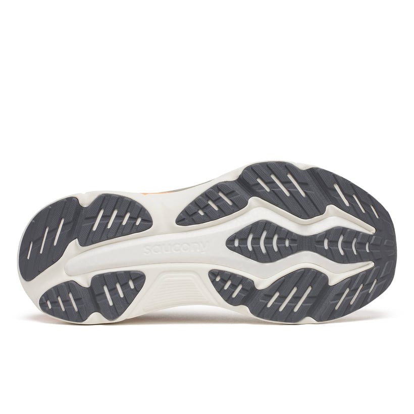 Saucony Hurricane 25 Shoes Grey Orange SS26