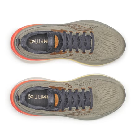 Saucony Hurricane 25 Laufschuhe Grau Orange SS26