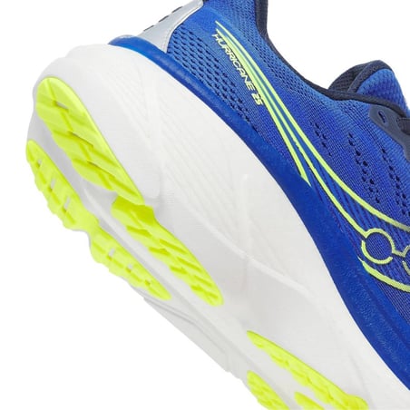 Zapatillas Saucony Hurricane 25 Wide Azul Amarillo SS26