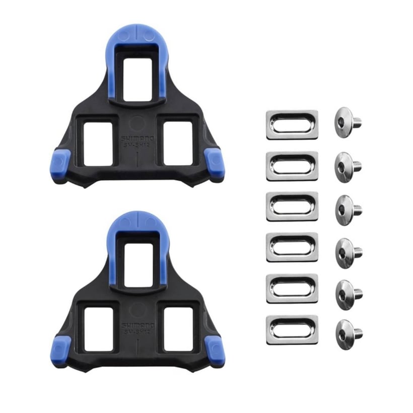 Jeu de cales Shimano SM-SH12 2 Degrés Bleu