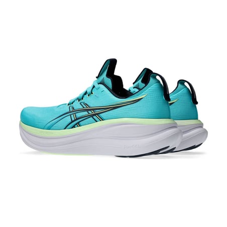 Asics Gel-Nimbus 28 hardloopschoenen Turkooisblauw AW26