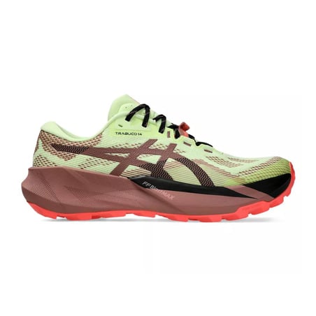 Asics Trabuco 14 hardloopschoenen Geel Rood AW26