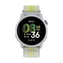 Relógio Coros Pace 4 GPS Nylon Branco Amarelo