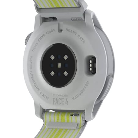 Reloj Coros Pace 4 GPS Nylon Blanco Amarillo