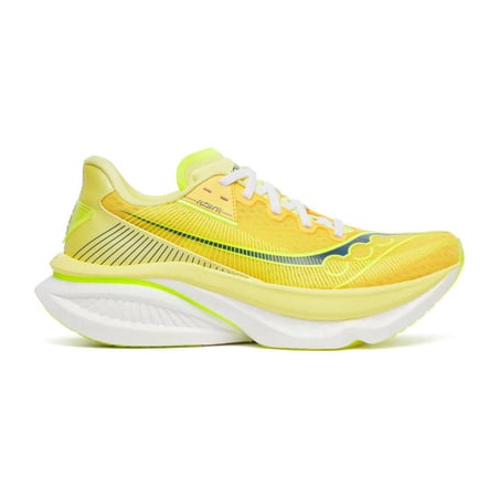Saucony Endorphin Azura Shoes Yellow White SS26 Women