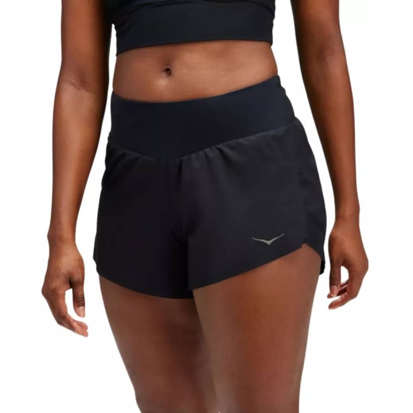 Hoka Glide 10 cm short zwart dames