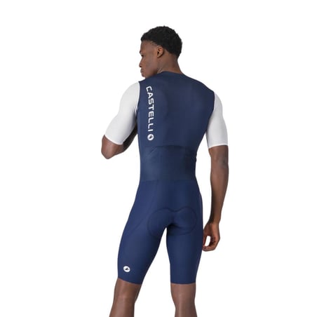 Castelli Saturday Morning Full Cycling Suit Blue White