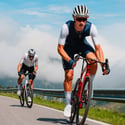 Castelli Saturday Morning Radsport-Einteiler Blau Weiß
