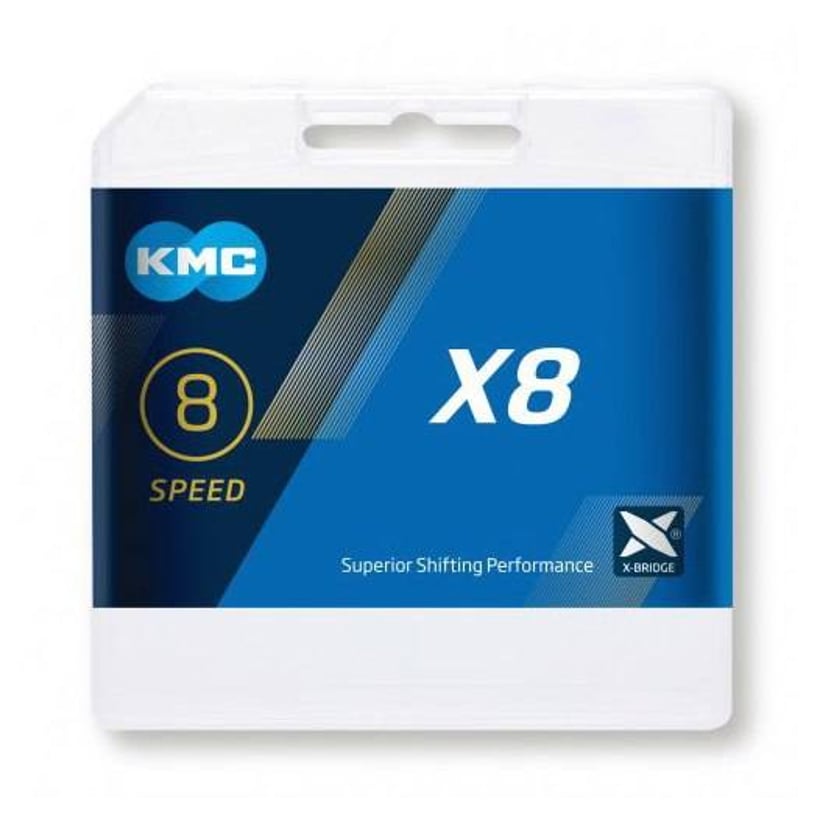 Cadena KMC x8 Eslabones 8v Cromado