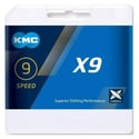 Kette KMC x9 114 Links 9v Grau