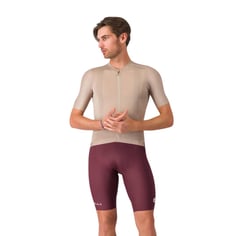 Castelli Espresso 2 Radhose Bordeauxrot