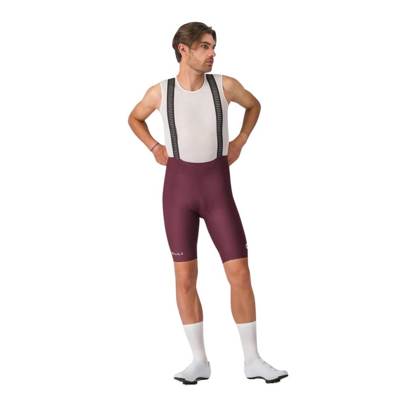 Culote Castelli Espresso 2 Vermelho Borgonha
