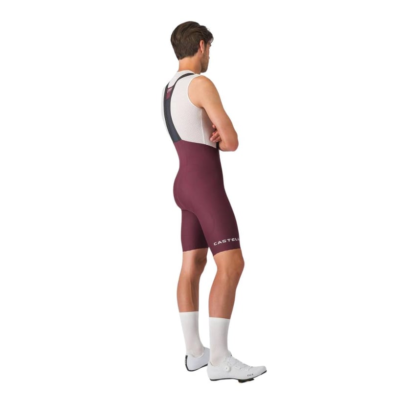 Castelli Espresso 2 Radhose Bordeauxrot