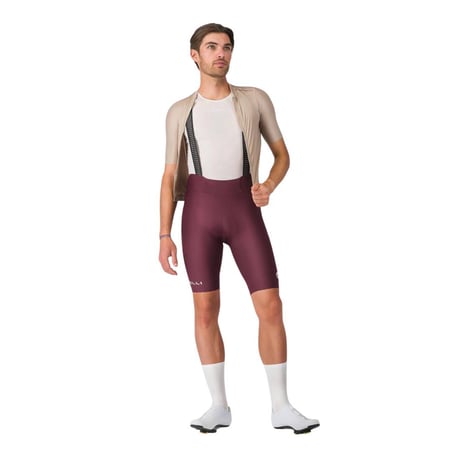 Castelli Espresso 2 Bib Shorts Burgundy Red
