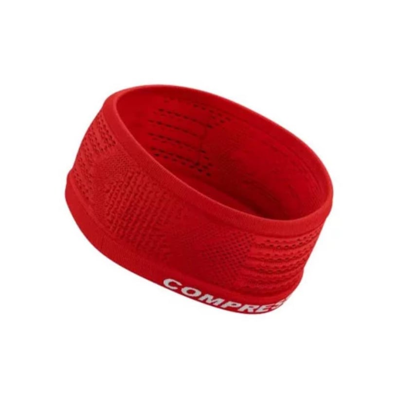 Opaska Compressport On/Off czerwono-biała