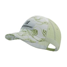 Gorra Compressport Trucker 6P Verde Blanco