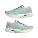 Scarpe Adidas Adizero Boston 13 Grigio Verde AW26 Donna