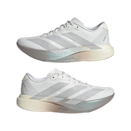 Adidas Adizero Evo SL Woven Shoes White Grey AW26 Women