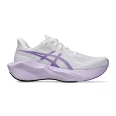 Zapatillas Asics Novablast 6 White/Murasaki AW26 Mujer