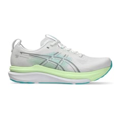 Zapatillas Asics Gel-Kayano 33 White/Energy Aqua AW26