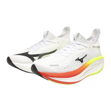 Buty Mizuno Neo Vista 3 Biało-Pomarańczowe AW26