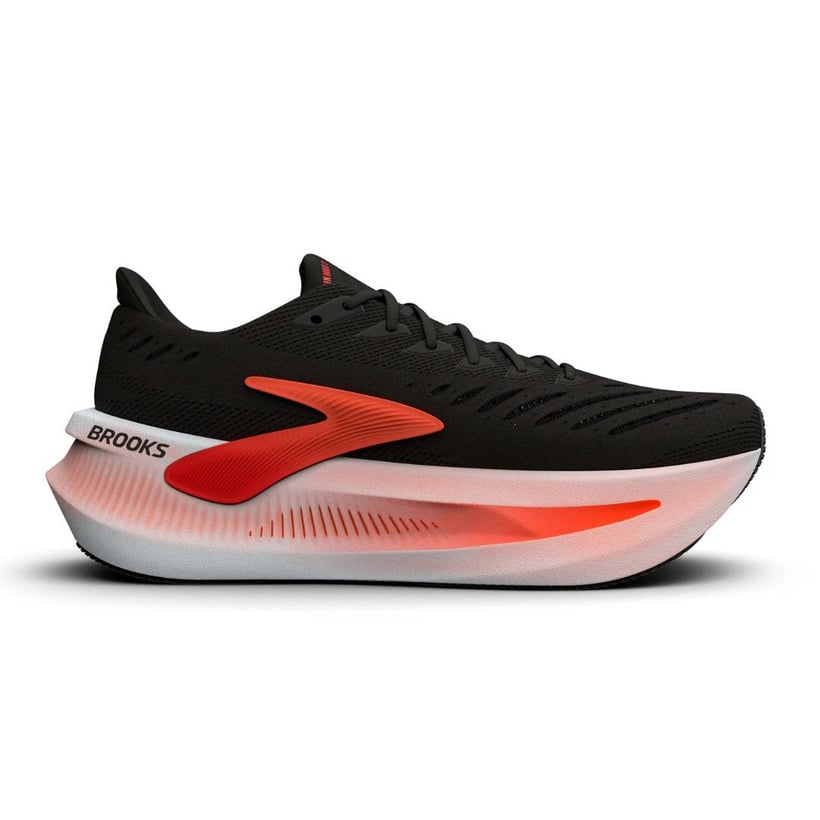 Tênis Brooks Glycerin Max 2 Preto Vermelho AW26