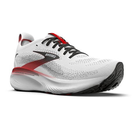Brooks Adrenaline GTS 25 White Red AW26 Sneakers