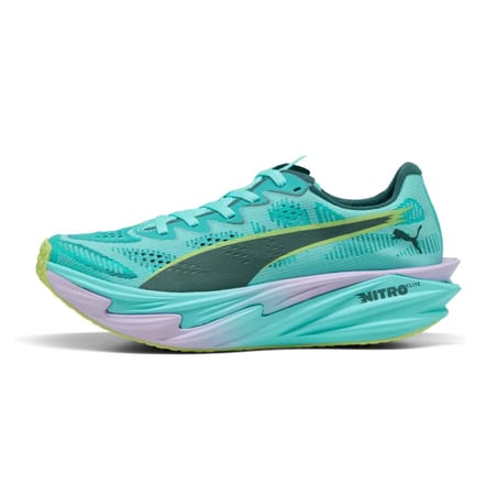 Scarpe Puma Deviate NITRO Elite 4 HYROX Blu Giallo AW26 Donna