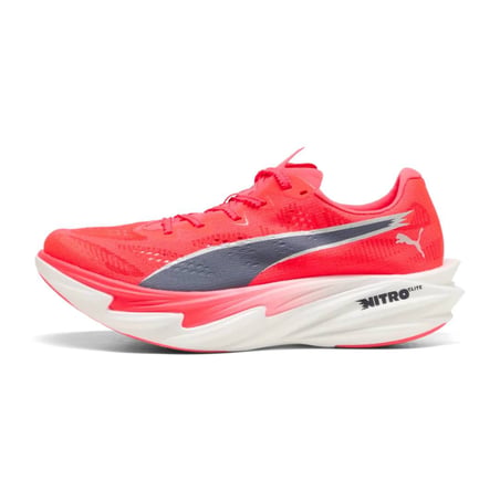 Zapatillas Puma Deviate NITRO Elite 4 Wns Ultra Red-Inky Depths-White AW26